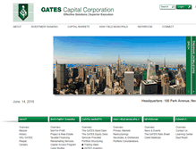 Tablet Screenshot of gatescapital.com